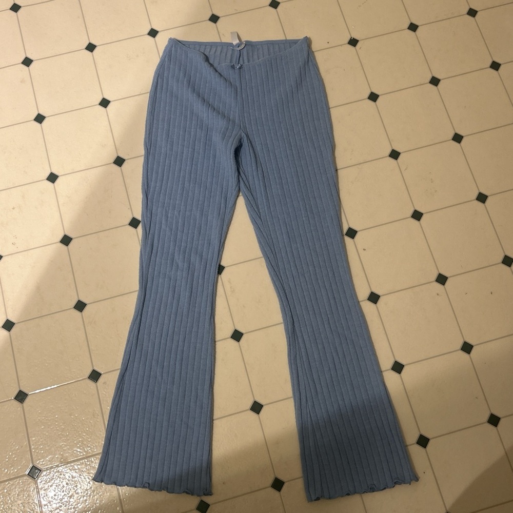 Urban Outfitters Blue Ribbed Pants